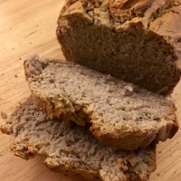 Pan de trigo sarraceno (sin gluten, sin azúcar, integral 100%)